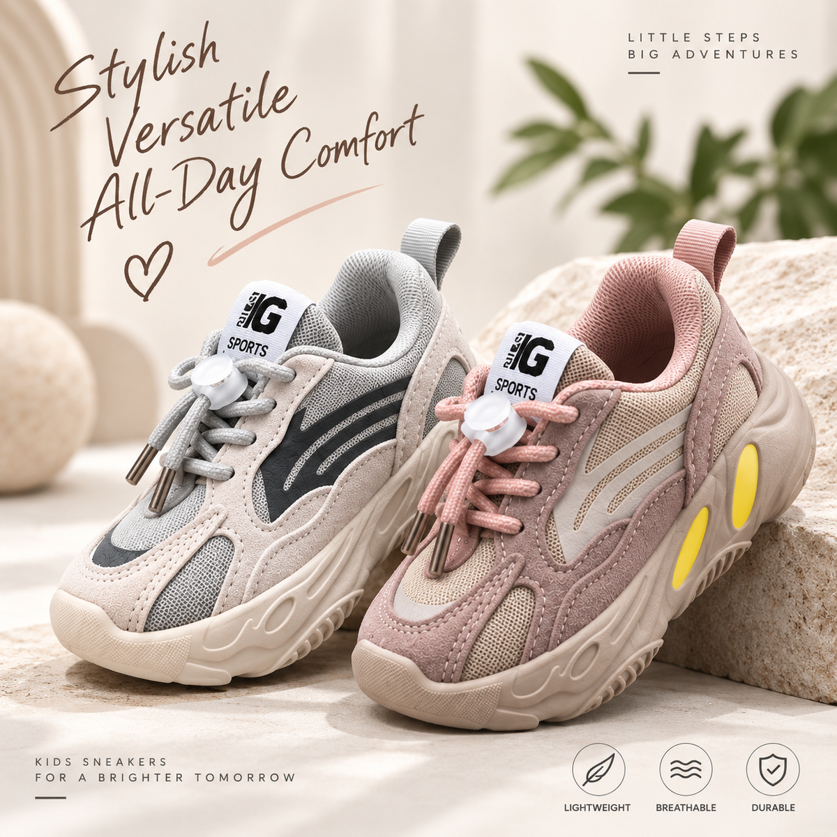 KiddoraFlex Kids Sports Sneakers